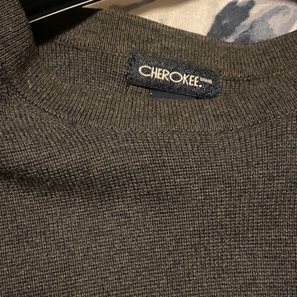 Cherokee Men's Charcoal Crewneck Sweater